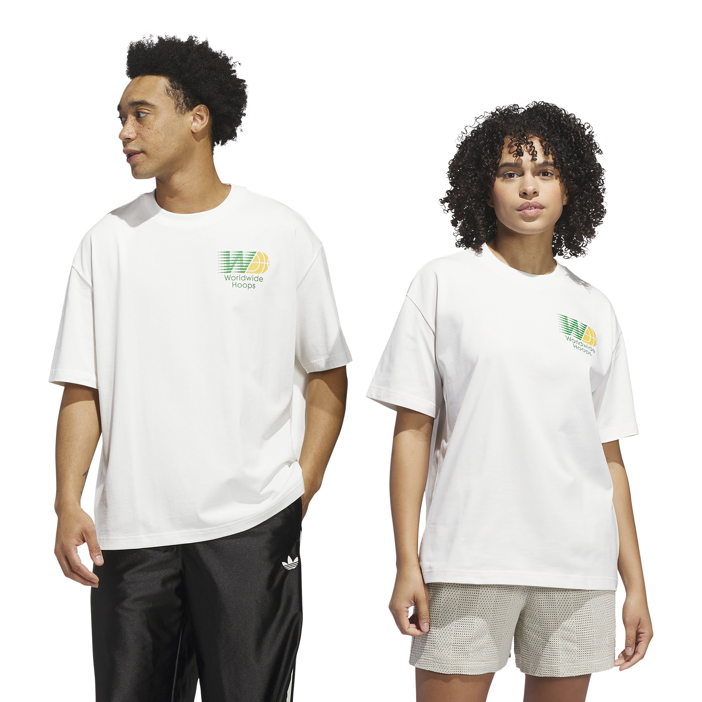 ADIDAS GLBL HOOPS TEE