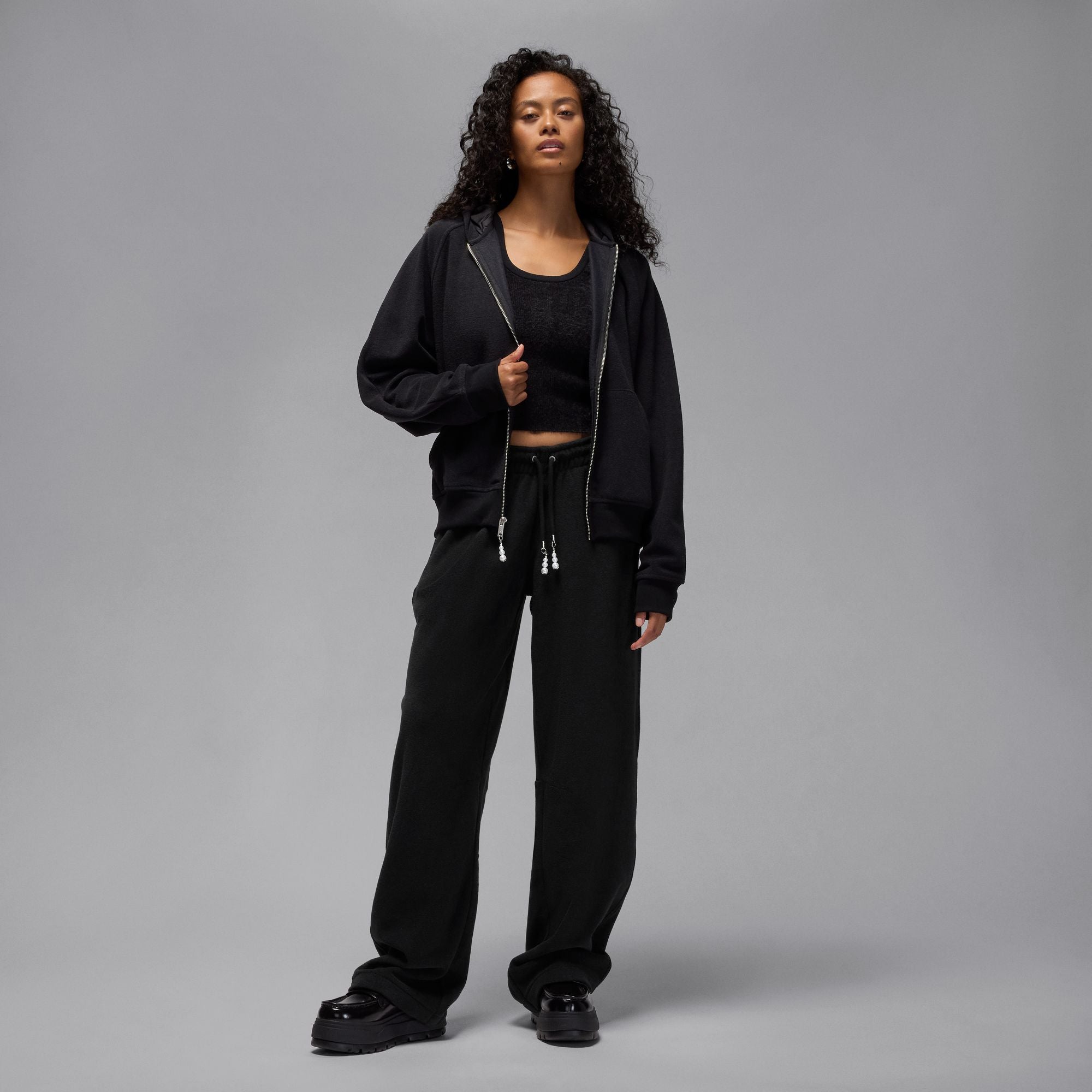 JORDAN WOMENS FLIGHT FULL ZIP HOODIE