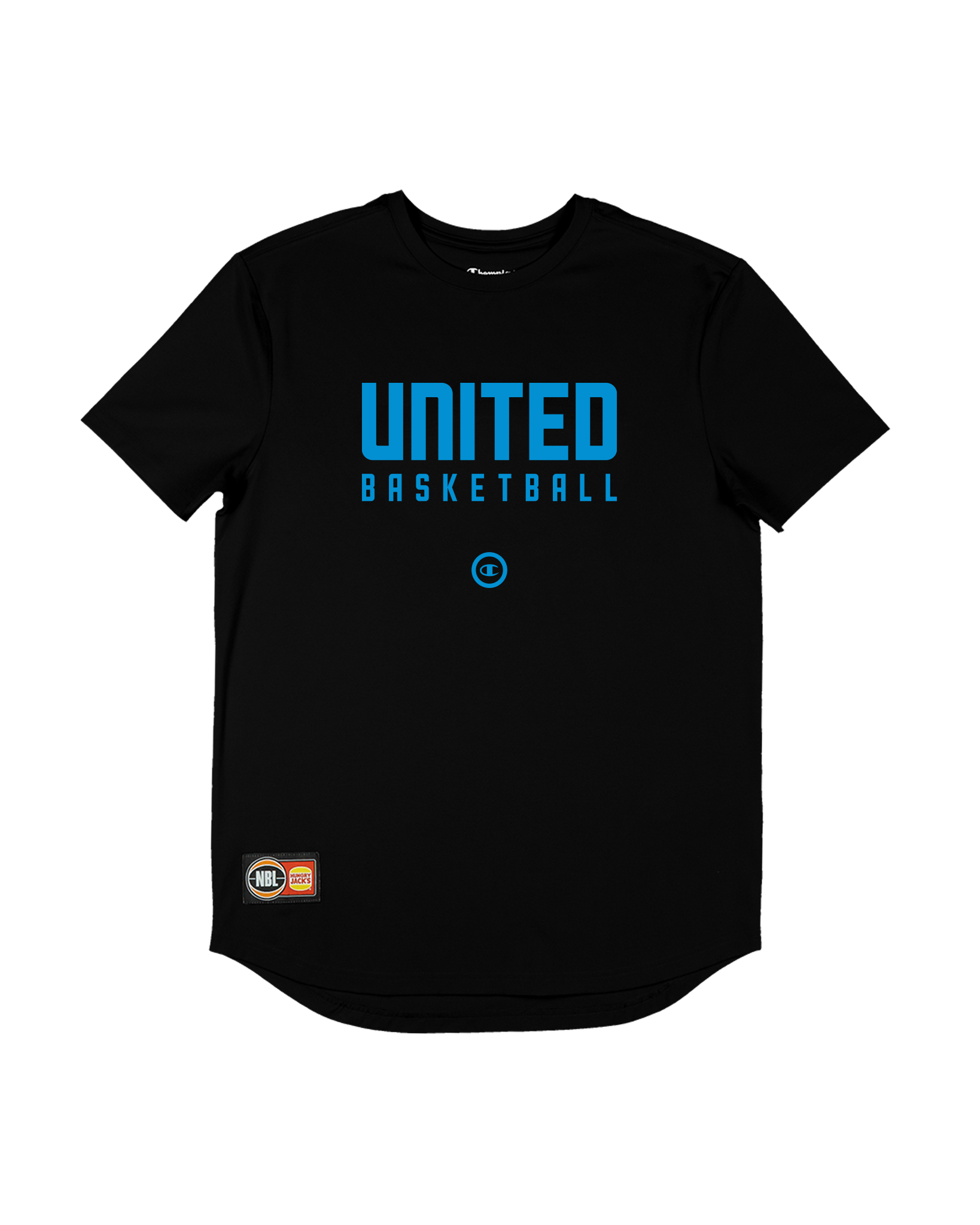 MELBOURNE UNITED LIFESTYLE S/S T-SHIRT-BLACK