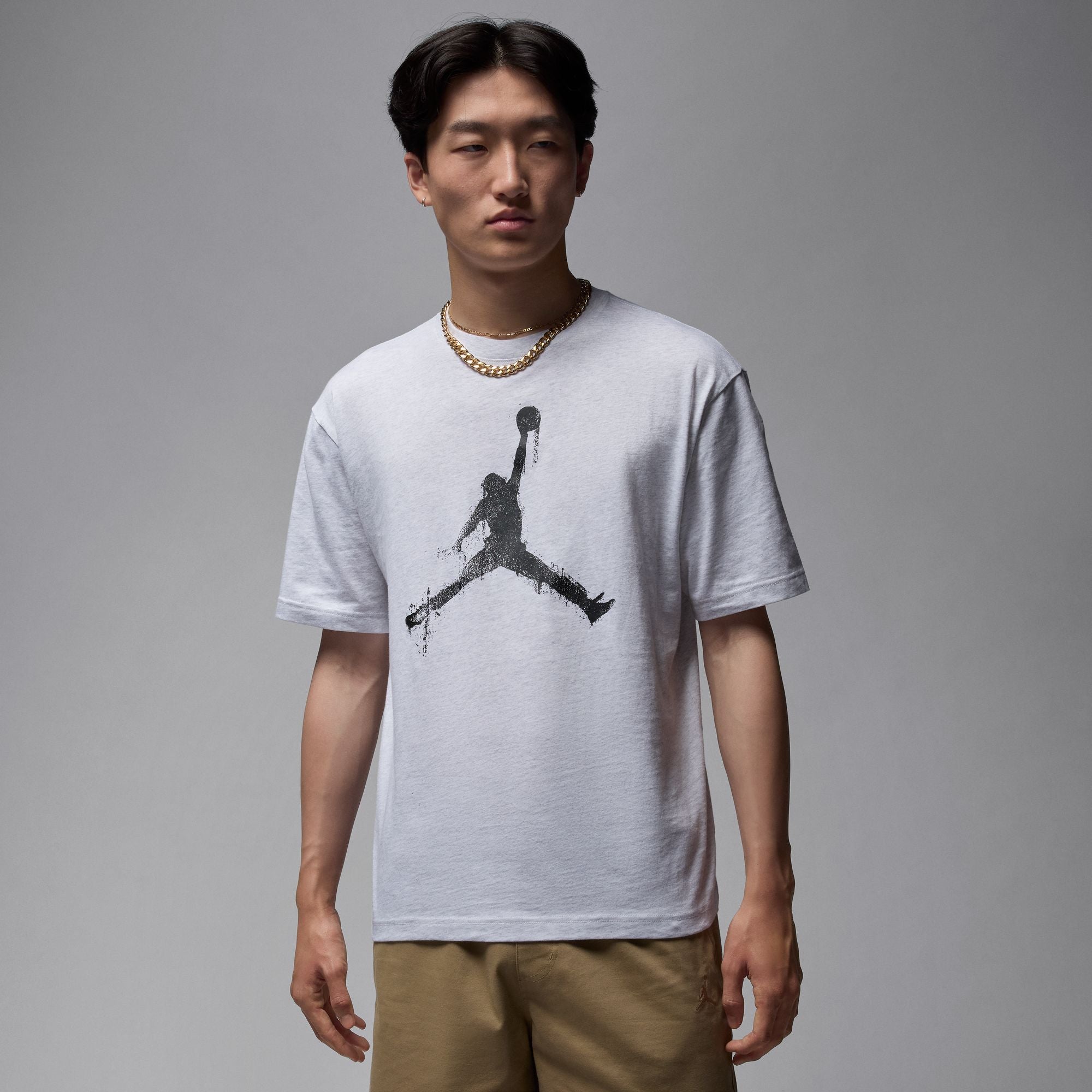 JORDAN M BRK COL JUMPMAN SS CREW