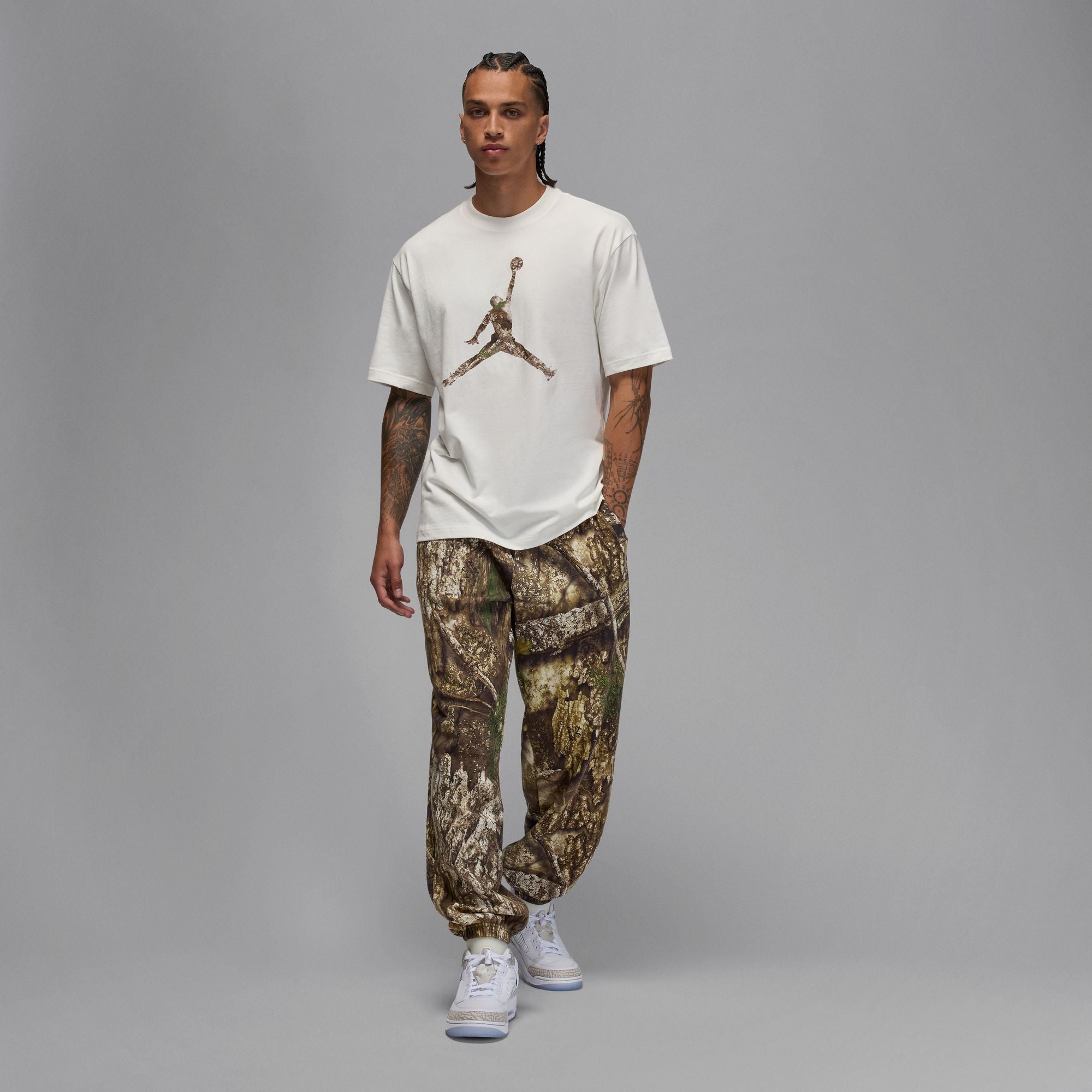 JORDAN MENS BROOKLYN REALTREE JUMPMAN TEE