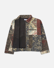RYOKO RAIN VINTAGE PATCH WORK JACKET