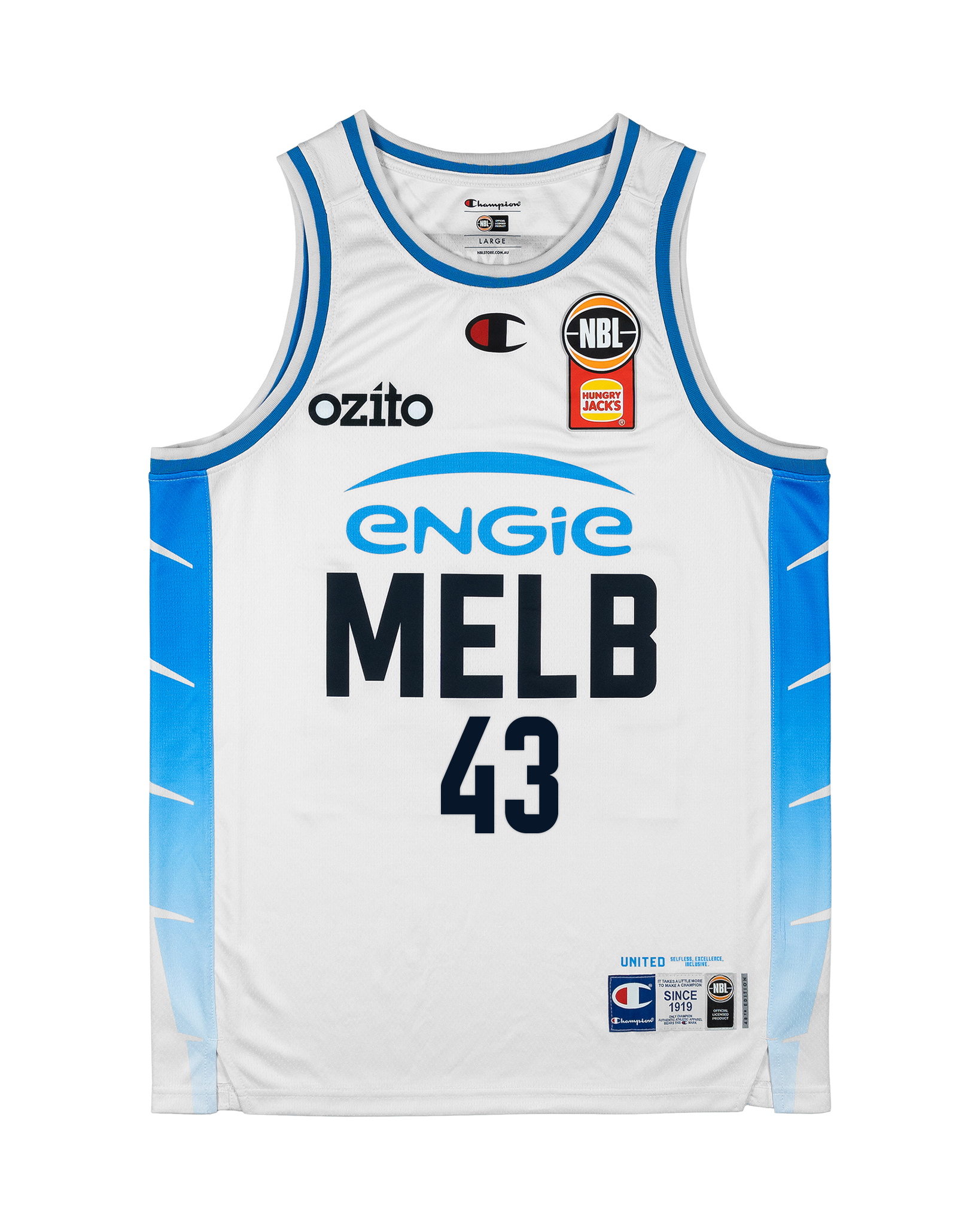 MELBOURNE UNITED ALTERNATE JERSEY-GOULDING