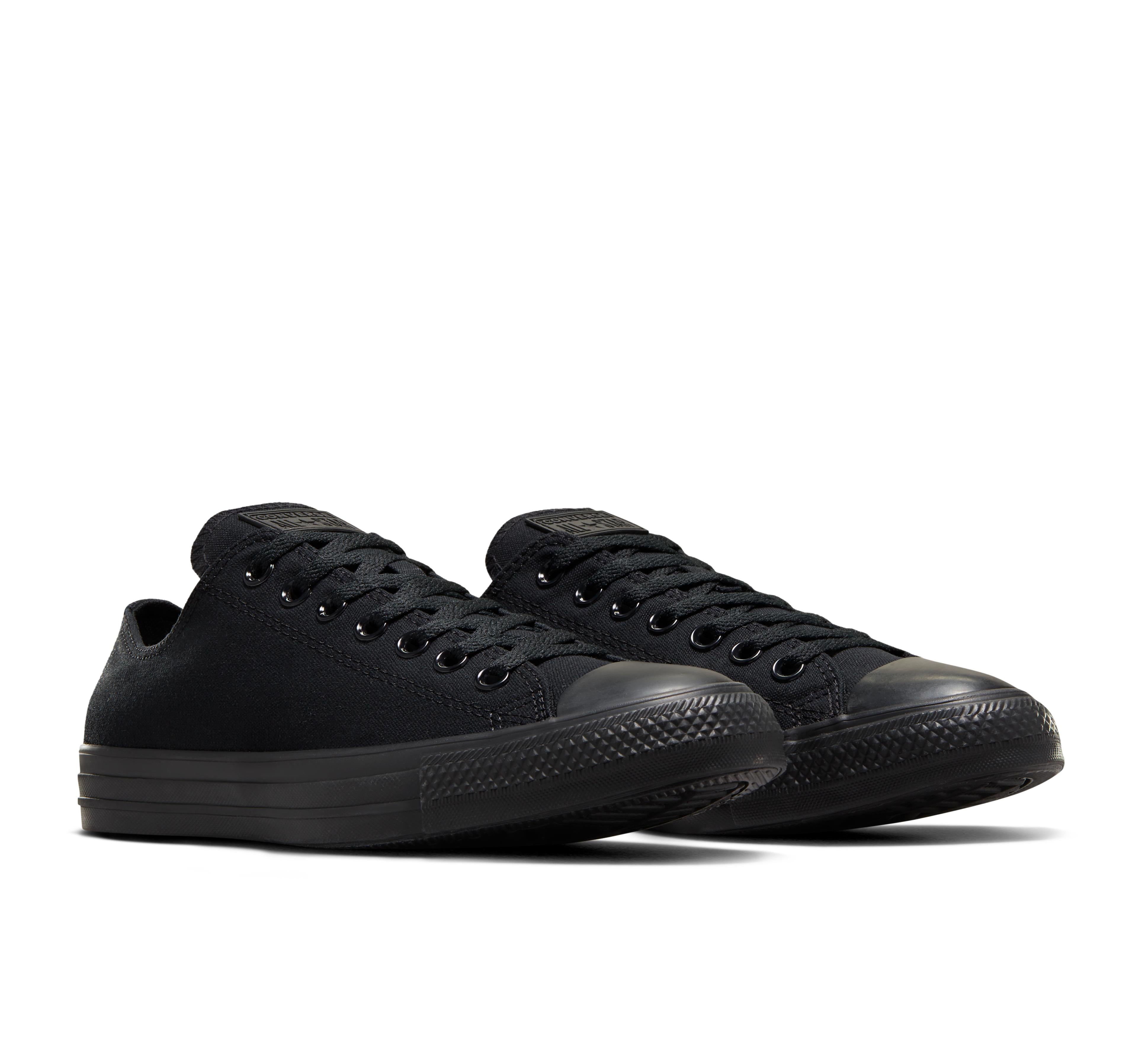 CONVERSE ALL STAR LOW TOP BLACK MONO