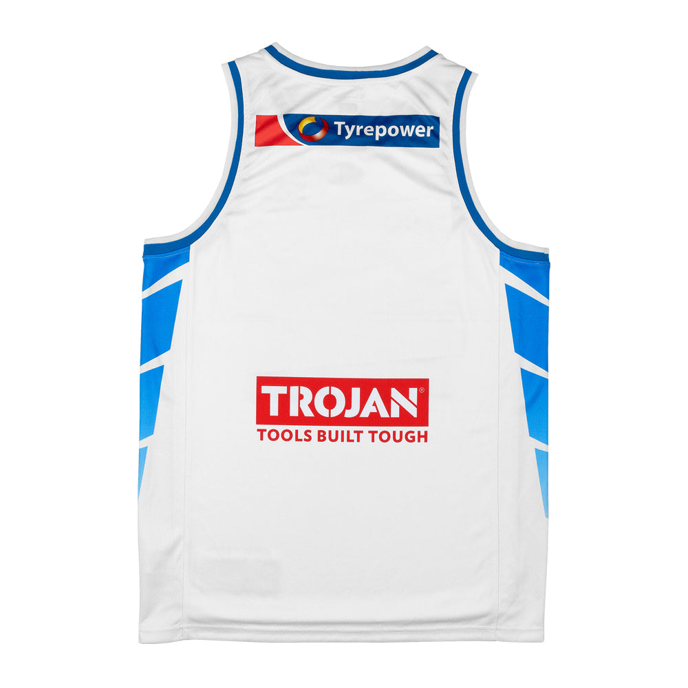 MELBOURNE UNITED ALTERNATE JERSEY-WHITE BLANK