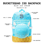 BUCKETSQUAD ISO BACKPACK - BLUE ICE CREAM