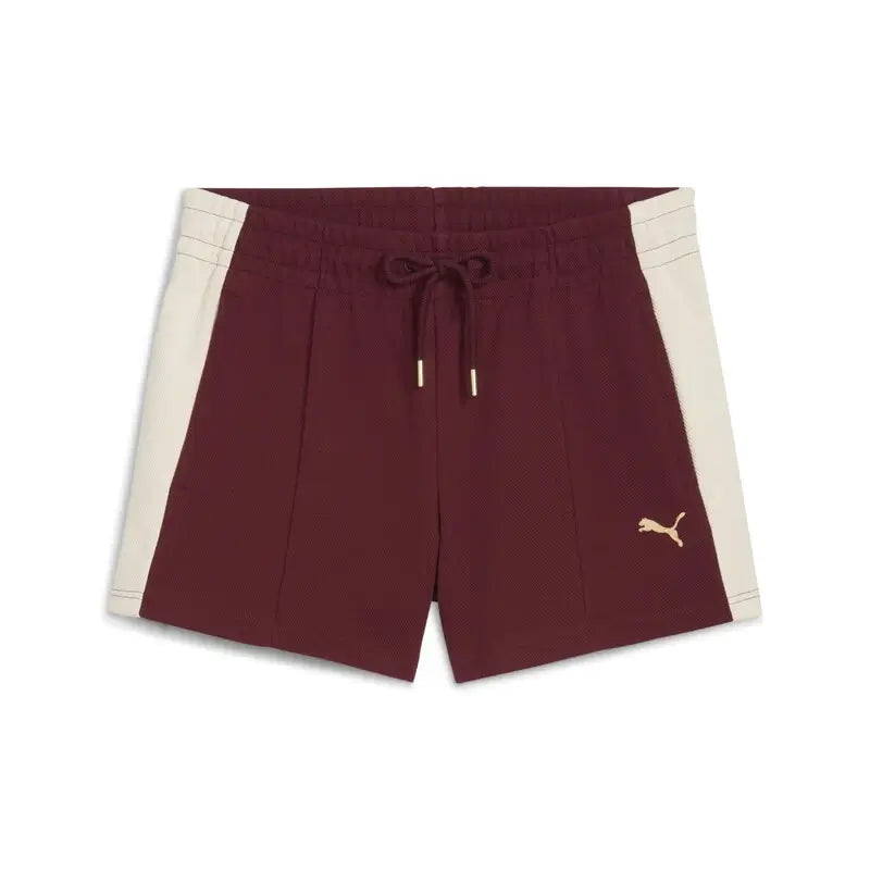 PUMA WOMENS T7 PINTUCK 4" SHORTS