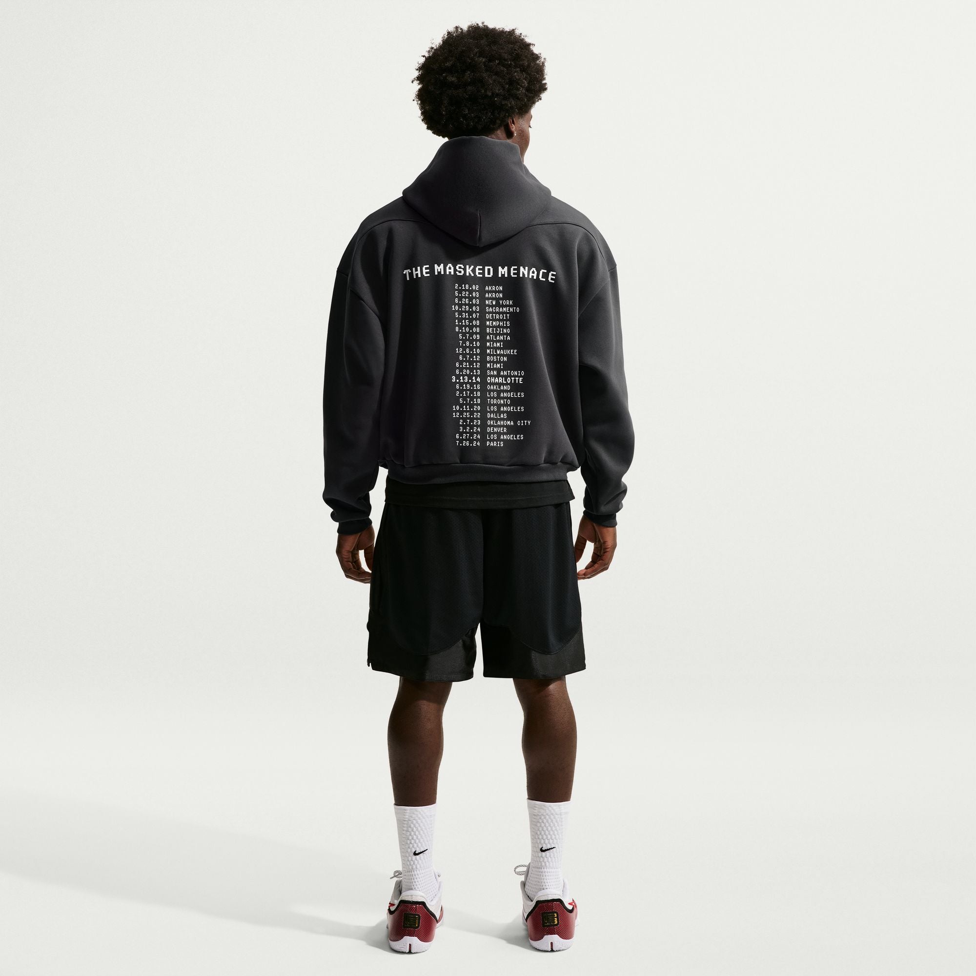 NIKE MENS LEBRON 'MASKED MENACE' HOODIE