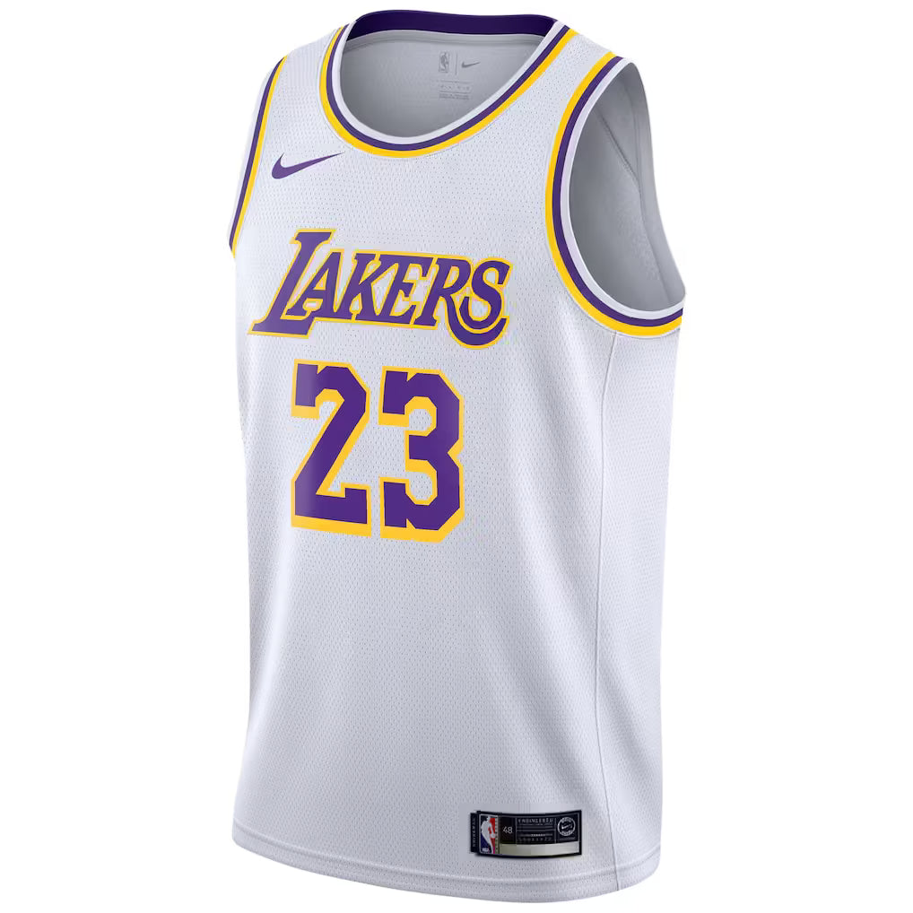 NIKE YOUTH LAKERS ASSOCIATION SWINGMAN JERSEY - LEBRON JAMES