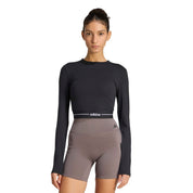 ADIDAS WOMENS HYPERGLAM CROPPED LONG SLEEVE