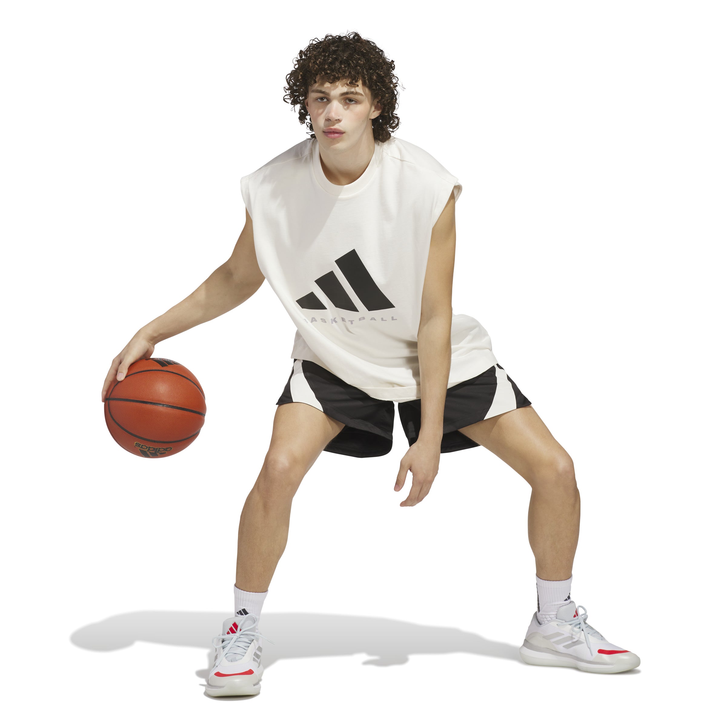 ADIDAS BASKETBALL WOVEN 3-STRIPES SHORTS