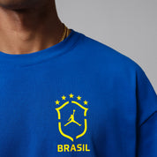 JORDAN MENS BRAZIL WORLD CUP OVERSIZED TEE