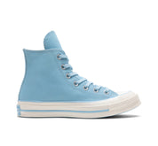 CONVERSE CHUCK 70 LEATHER HIGH TOP TRUE SKY
