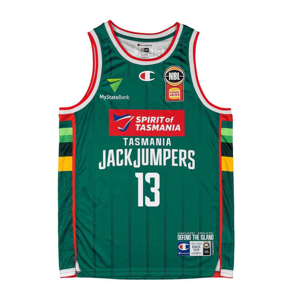 Tasmania Jackjumpers Primary Jersey-Macdonald
