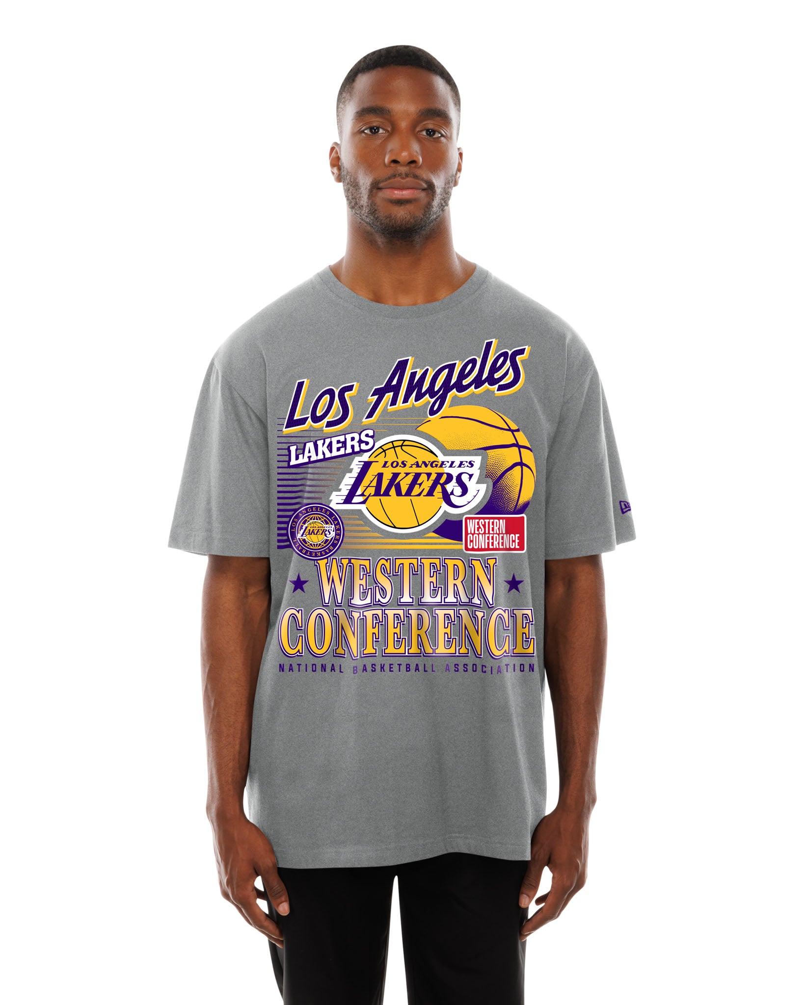 NEW ERA MENS TEE LA LAKERS