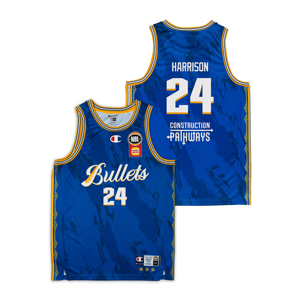 Brisbane Bullets Primary Jersey-Harrison