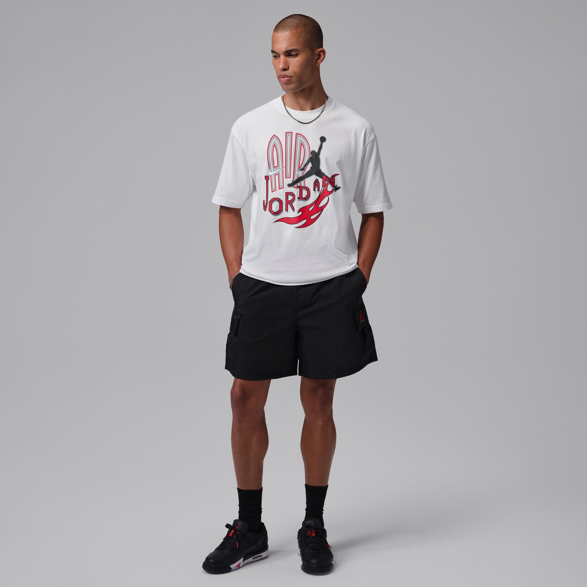 JORDAN MENS BROOKLYN WOVEN CARGO SHORT