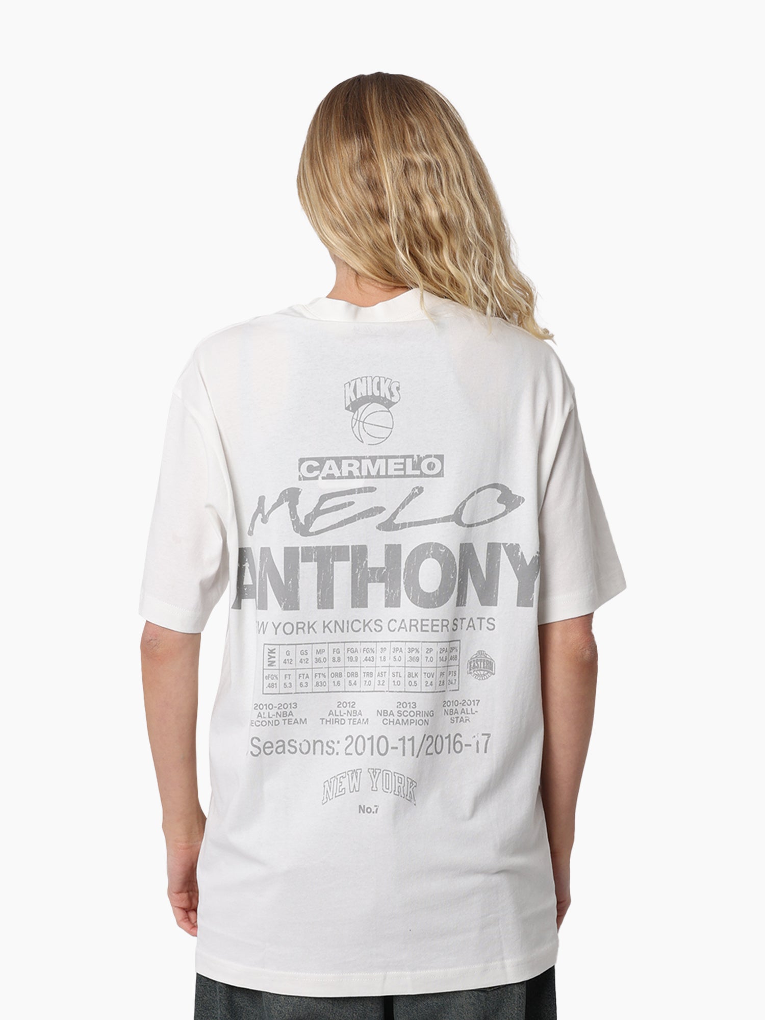 MITCHELL & NESS NBA CAREER TEE KNICKS ANTHONY