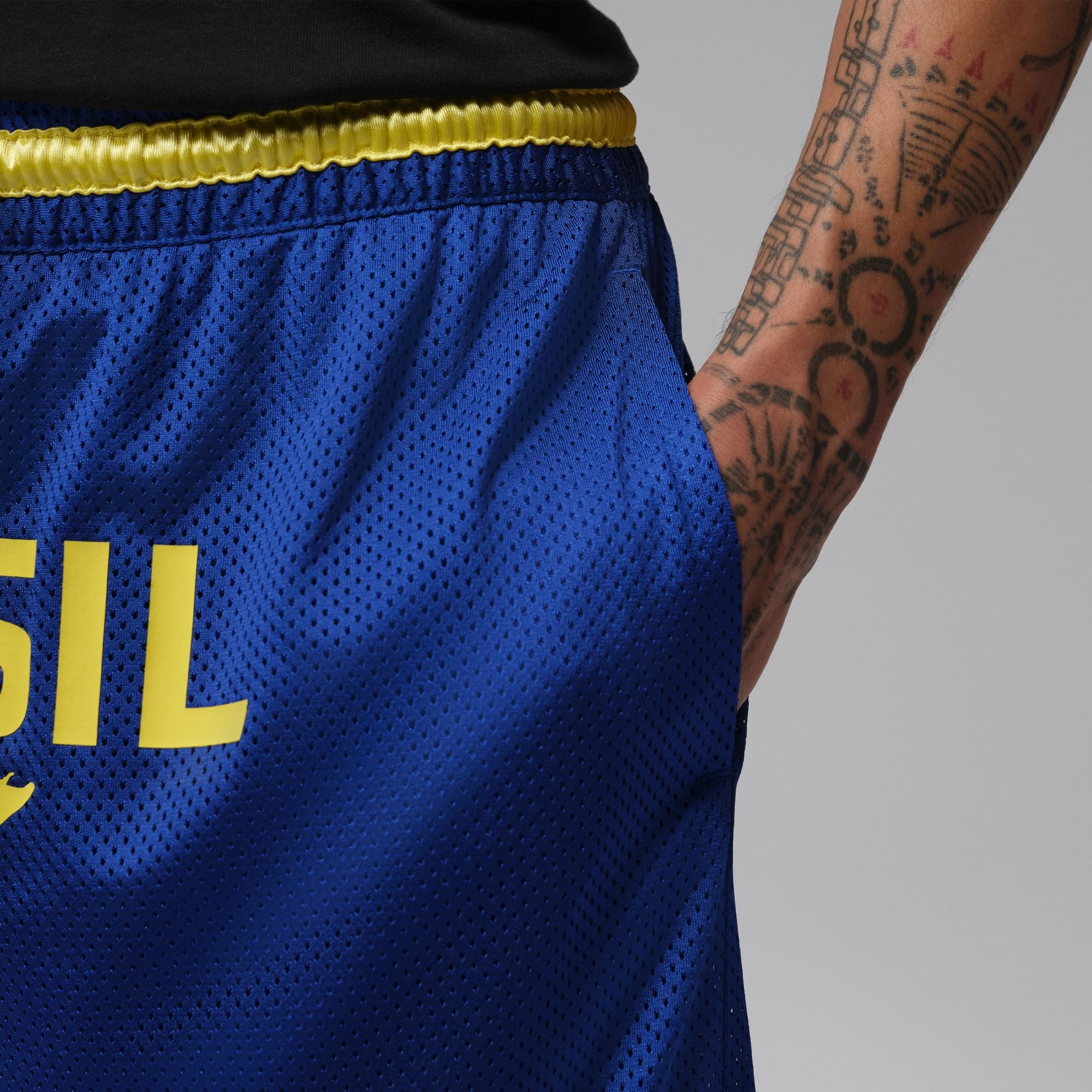 JORDAN MENS BRAZIL MESH DIAMOND SHORT