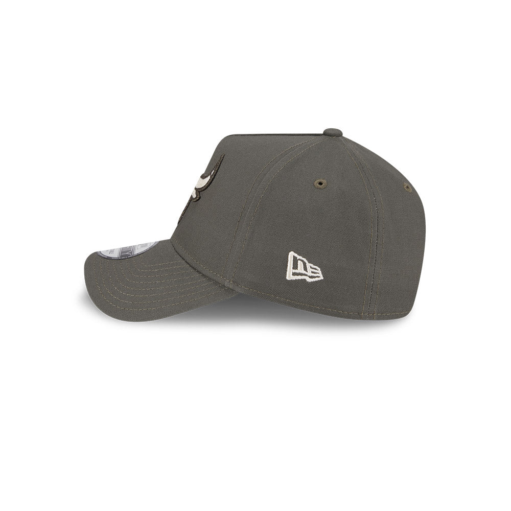 NEW ERA 940 A-FRAME MOSS CANVAS CHAINSTITCH - CHICAGO BULLS