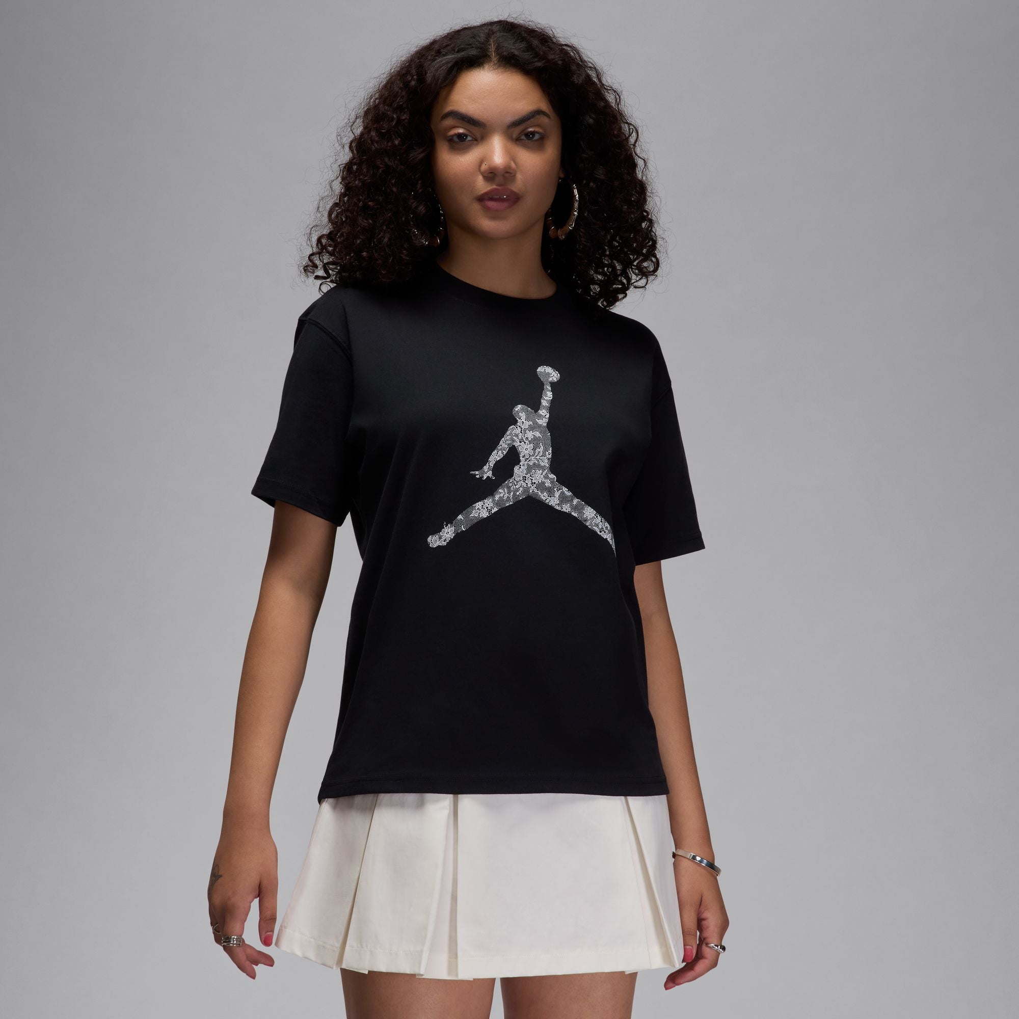 JORDAN W BRK SS GF GFX TEE LACE