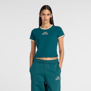 NEW BALANCE WOMENS TRACKSIDE RINGER T-SHIRT