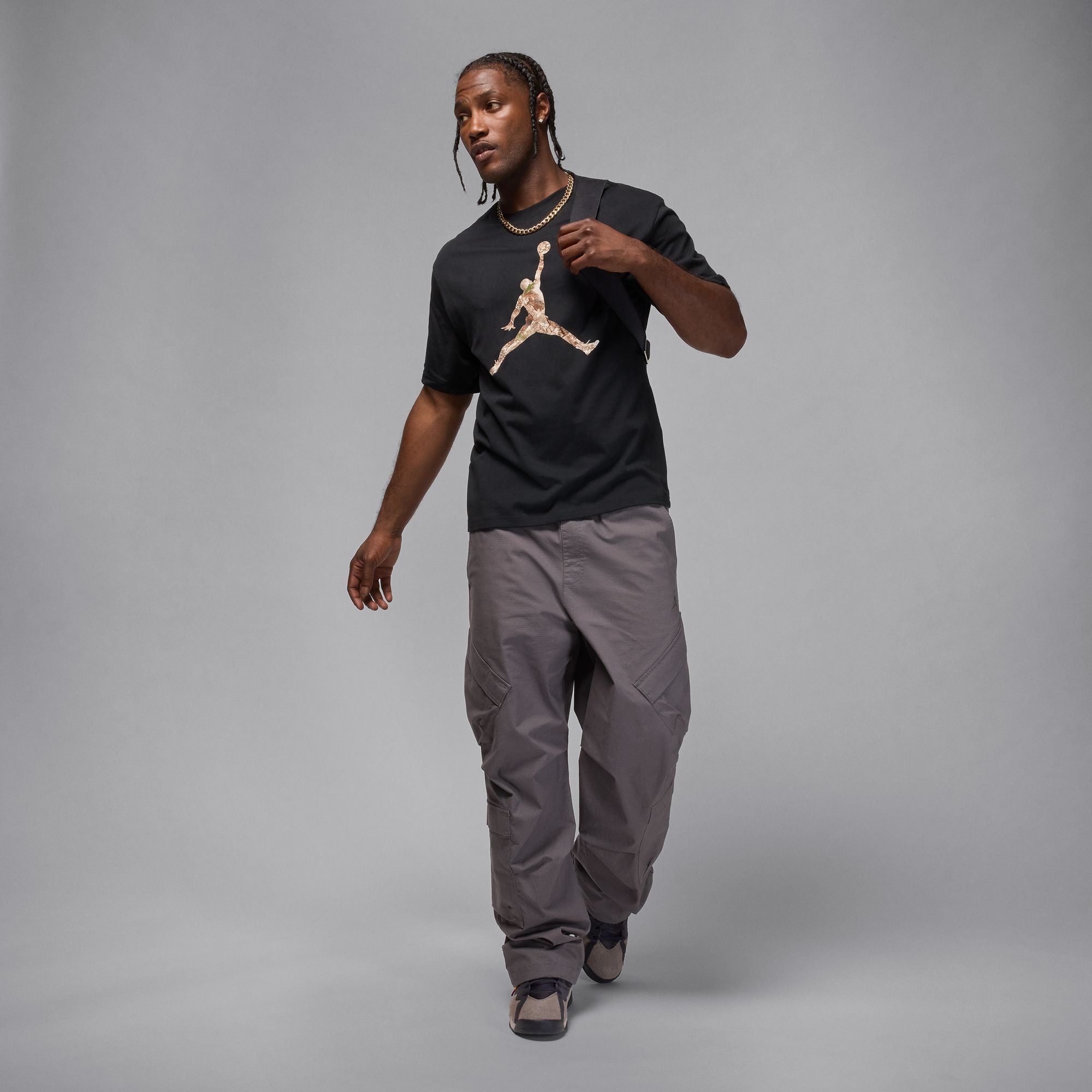 JORDAN MENS BROOKLYN REALTREE JUMPMAN TEE