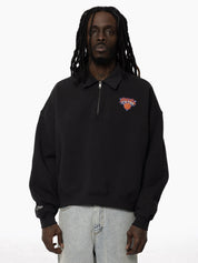 MITCHELL & NESS BOXY 1/4 ZIP CREW KNKS