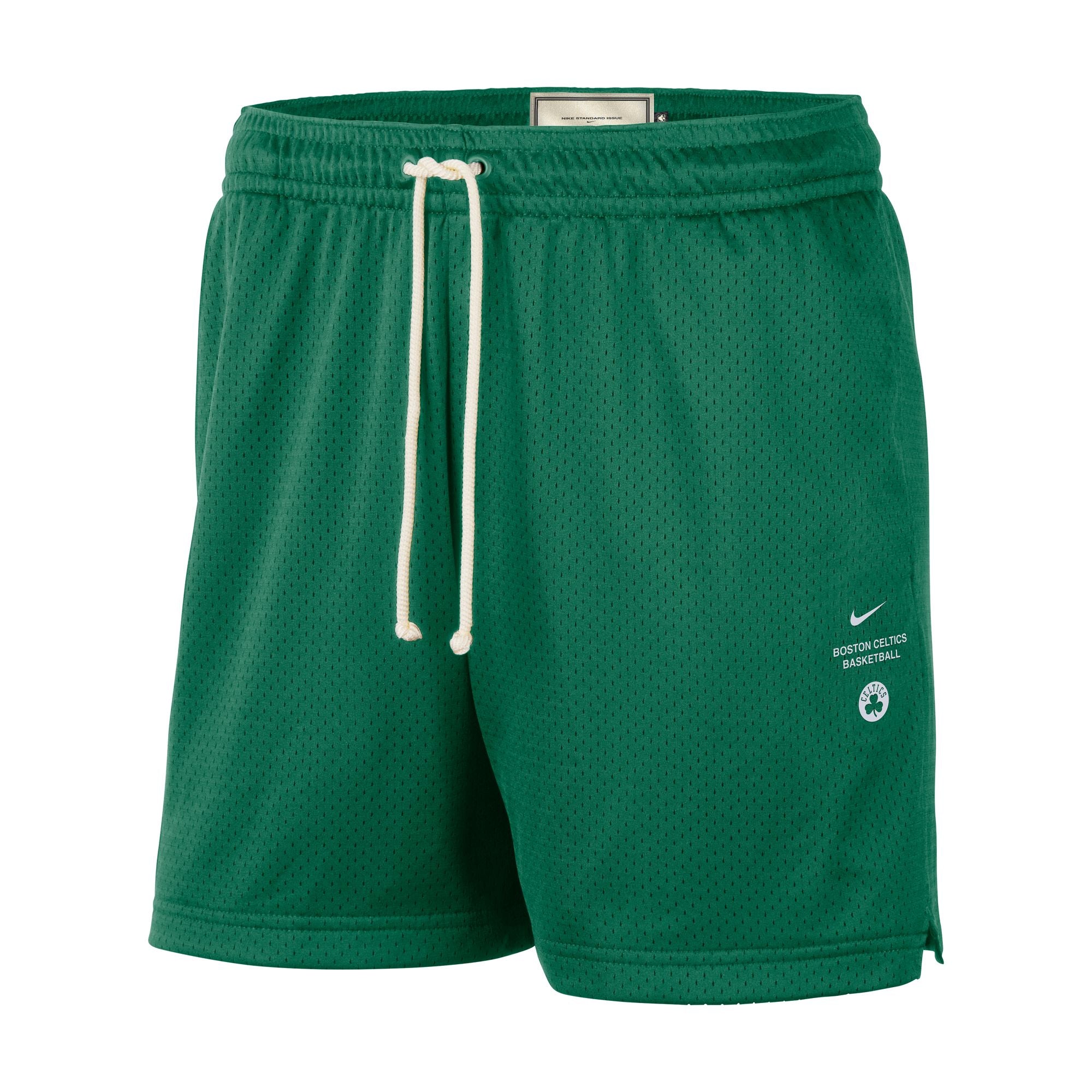 NIKE MENS BOSTON CELTICS 5" MESH SHORT