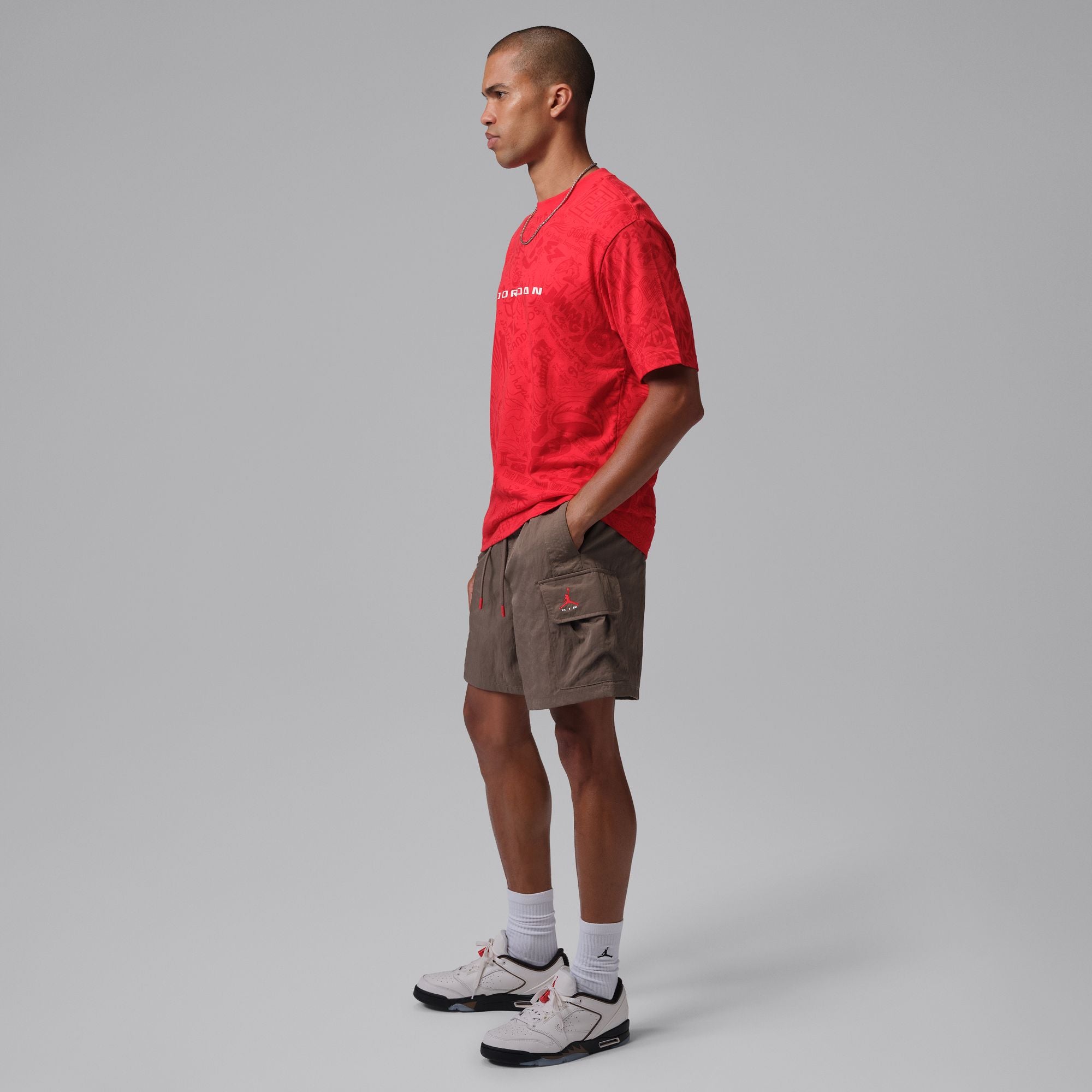 JORDAN MENS BROOKLYN WOVEN CARGO SHORT