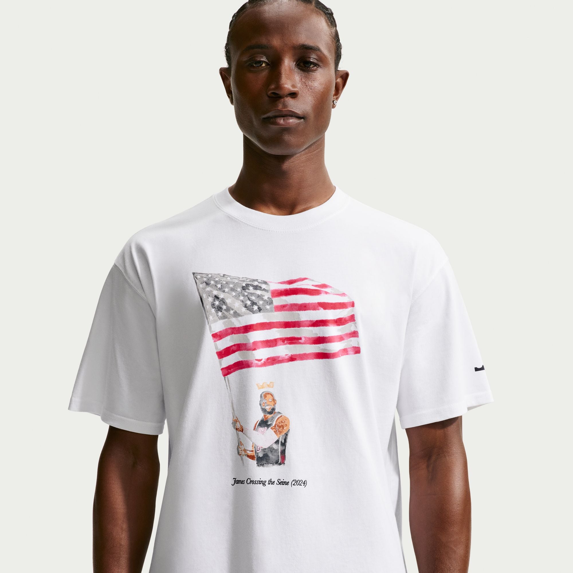 NIKE MENS LEBRON 'OLD GLORY' TEE