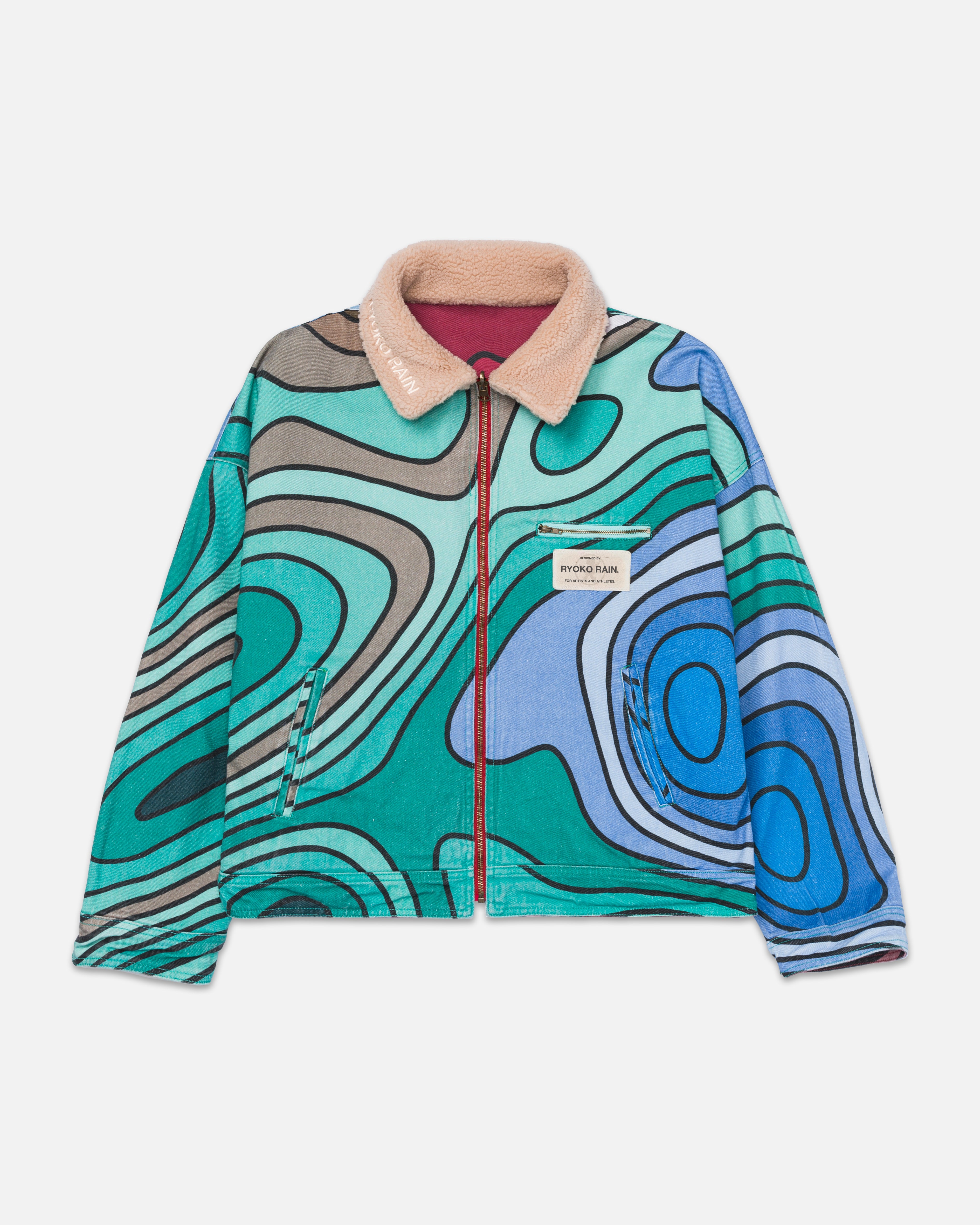 RYOKO RAIN REVERSIBLE 70S WORK JACKET