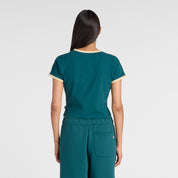 NEW BALANCE WOMENS TRACKSIDE RINGER T-SHIRT
