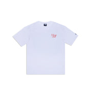 NEW ERA TEE CURSIVE CHICAGO BULLS WHI