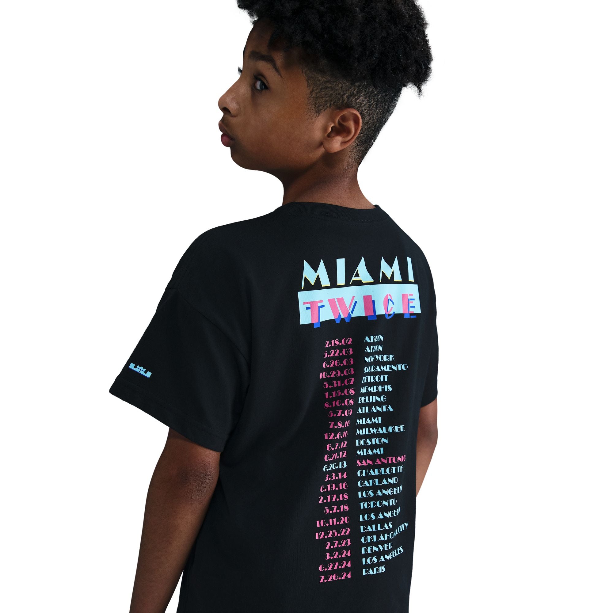 NIKE LEBRON "MIAMI TWICE" TEE - YOUTH