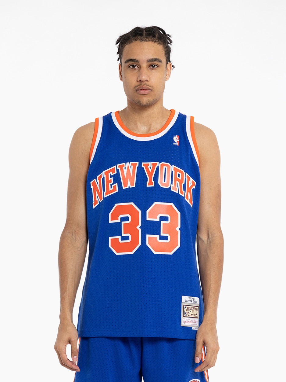MITCHELL & NESS 91-92 NY KNICKS ROAD SWINGMAN JERSEY - EWING