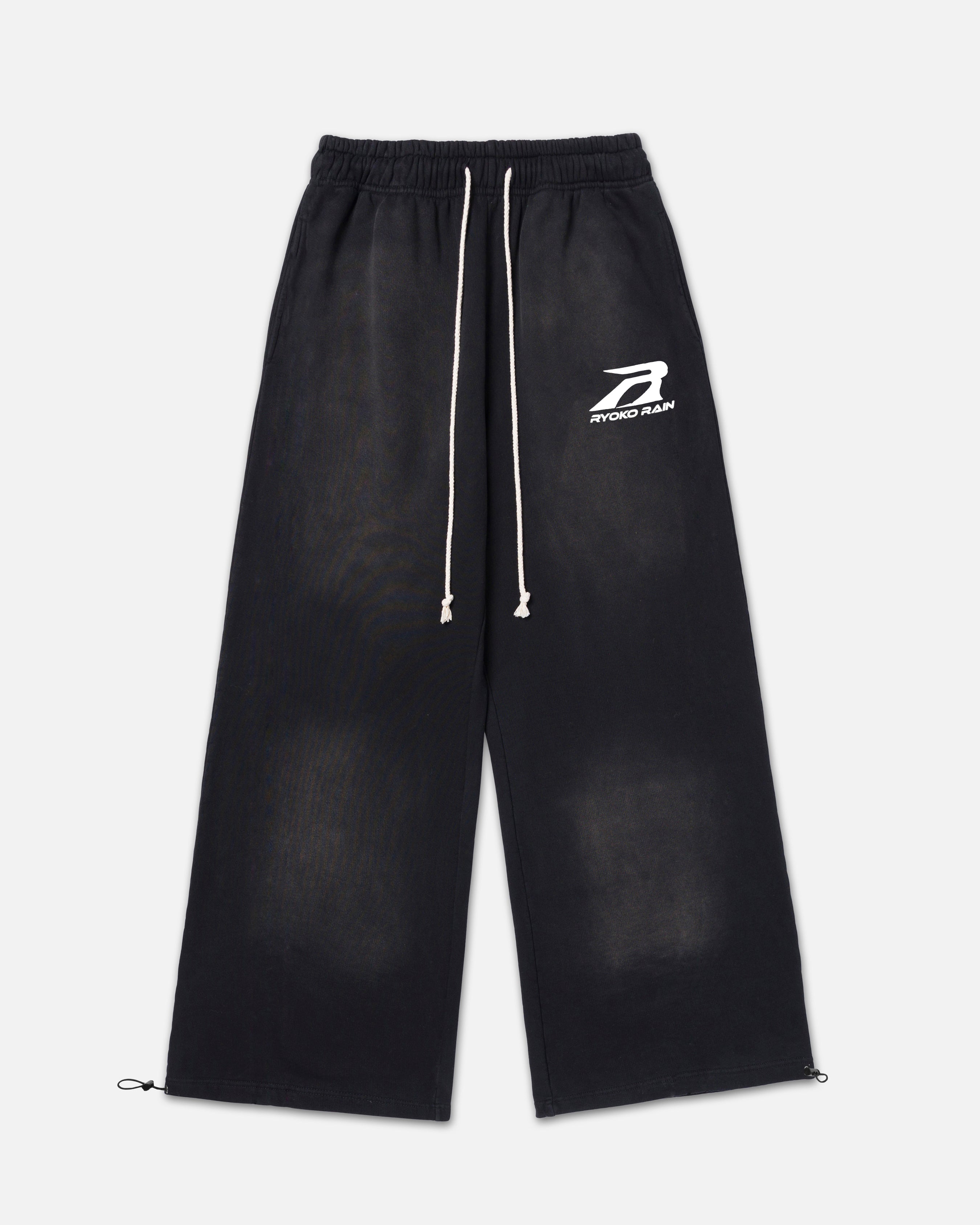 RYOKO RAIN ARTISTS & ATHLETES SWEATPANTS - BLACK