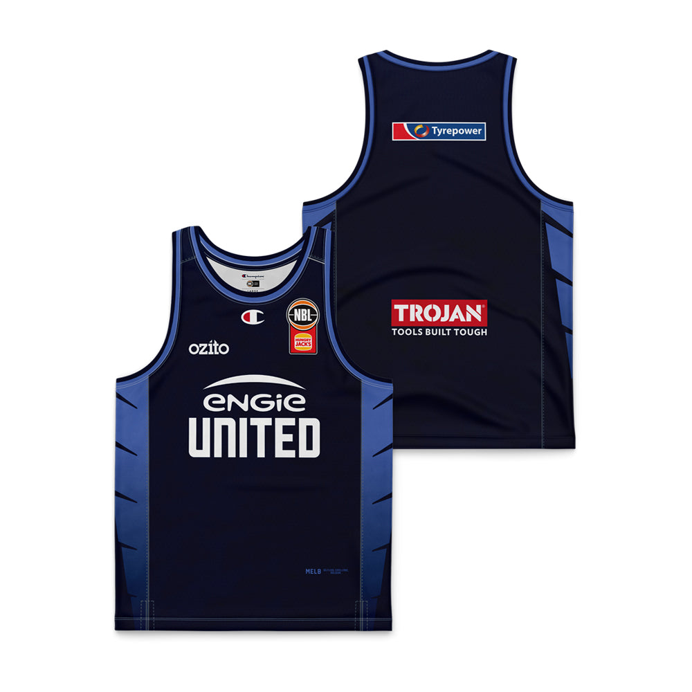 MELBOURNE UNITED INFANT PRIMARY JERSEY-NAVY