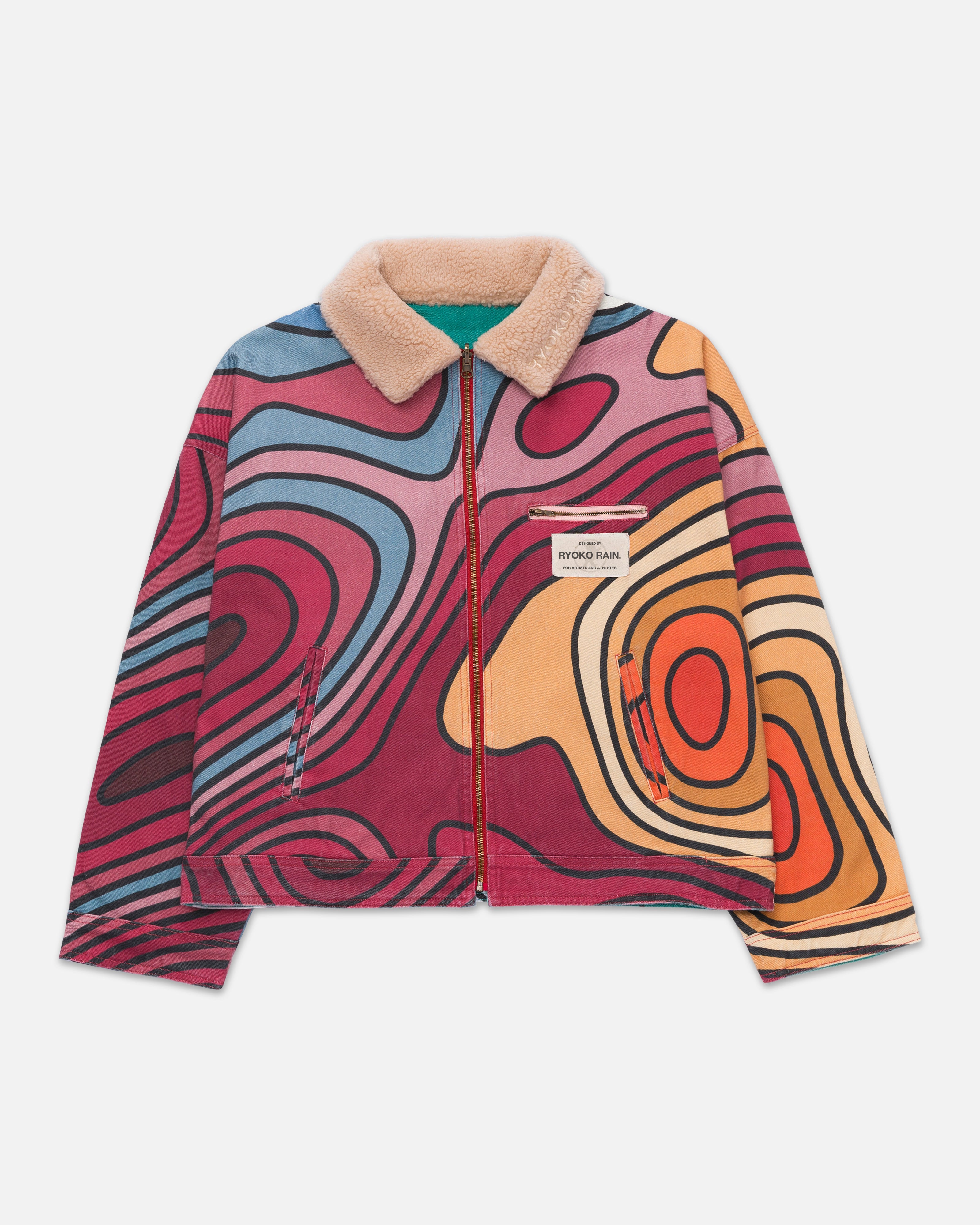 RYOKO RAIN REVERSIBLE 70S WORK JACKET