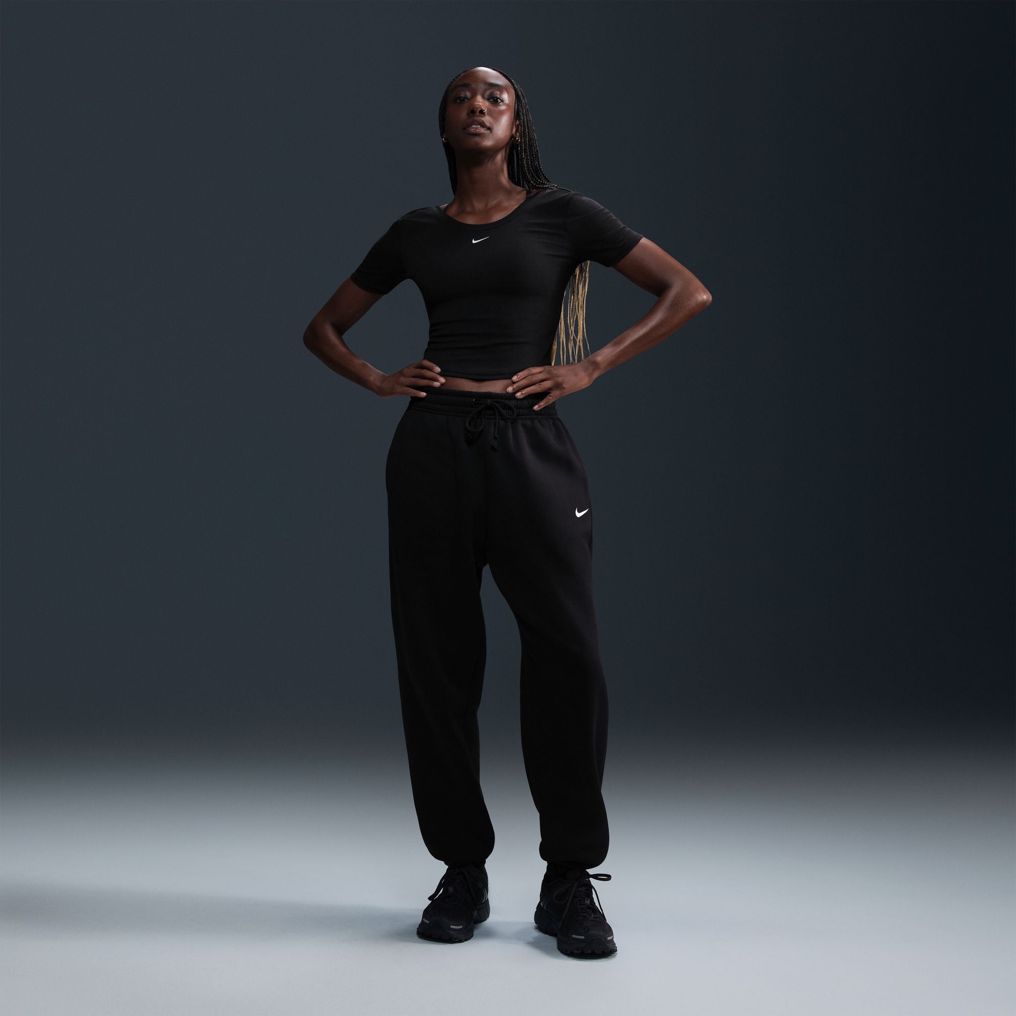 NIKE WOMENS FLEECE HIGH RISE OVERSIZED PANTS