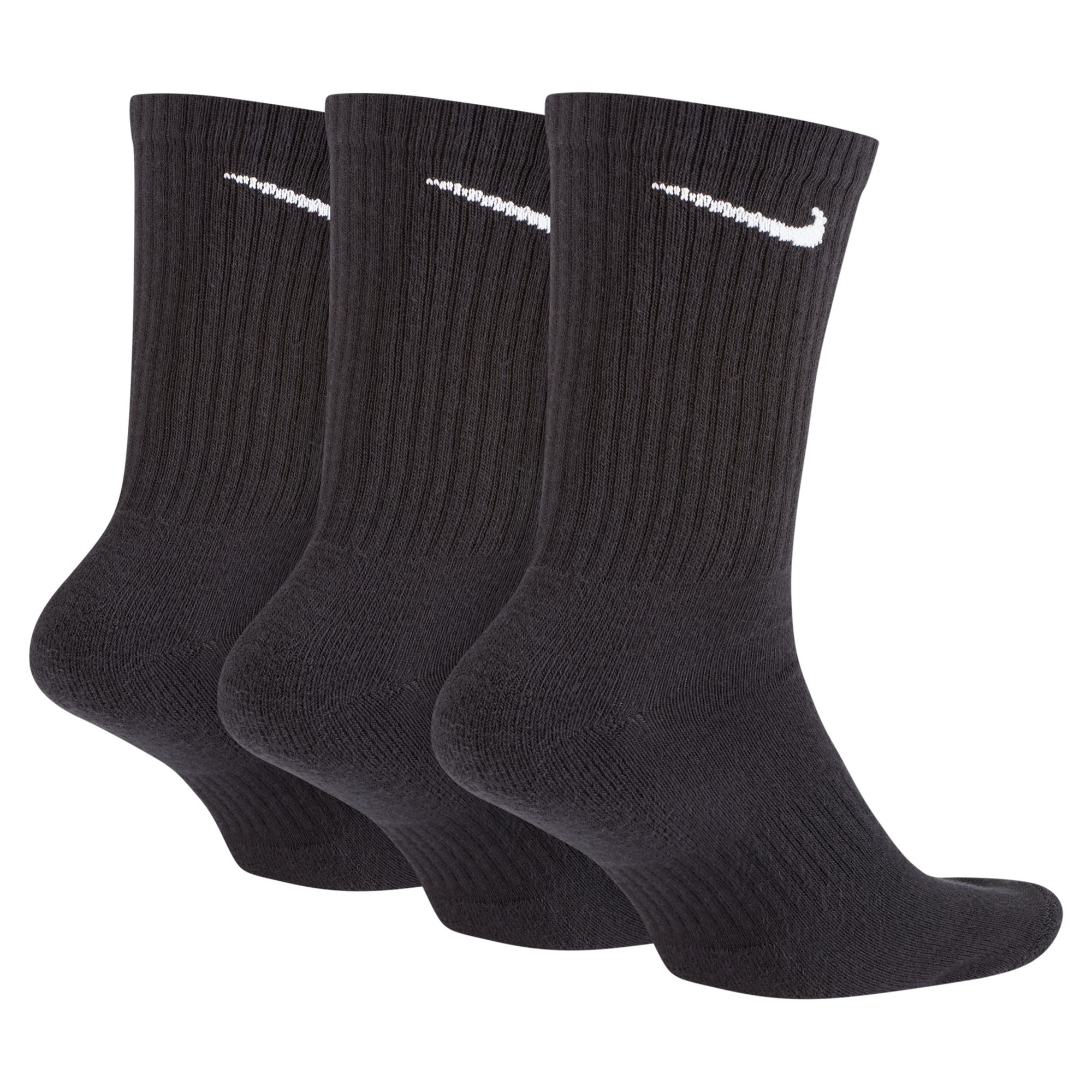 NIKE EVERYDAY CUSHIONED CREW SOCKS 3 PACK