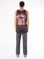 MITCHELL & NESS 1995-96 BULLS ALTERNATE SWINGMAN JERSEY - DENNIS RODMAN