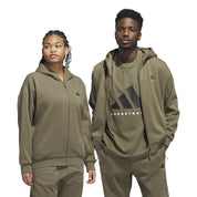 ADIDAS BASKETBALL FULL-ZIP HOODIE