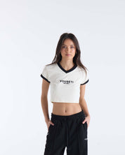 VOUSETI WOMENS CROP TEE