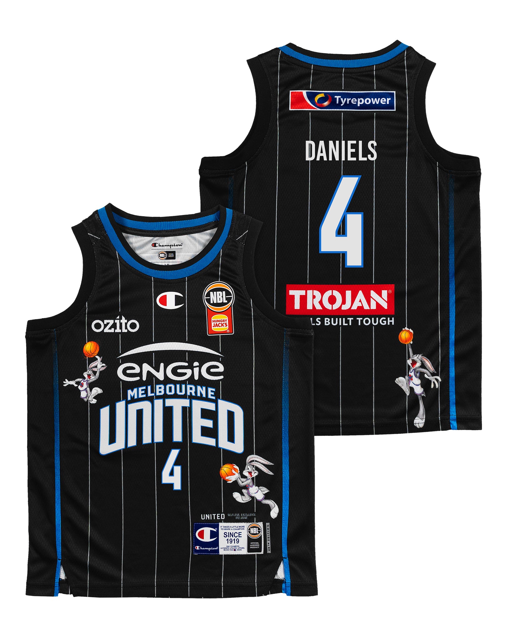 YOUTH SPACE JAM JERSEY - MELBOURNE UNITED DANIELS