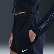 NIKE WOMENS PHOENIX MID-RISE 4" SHORT