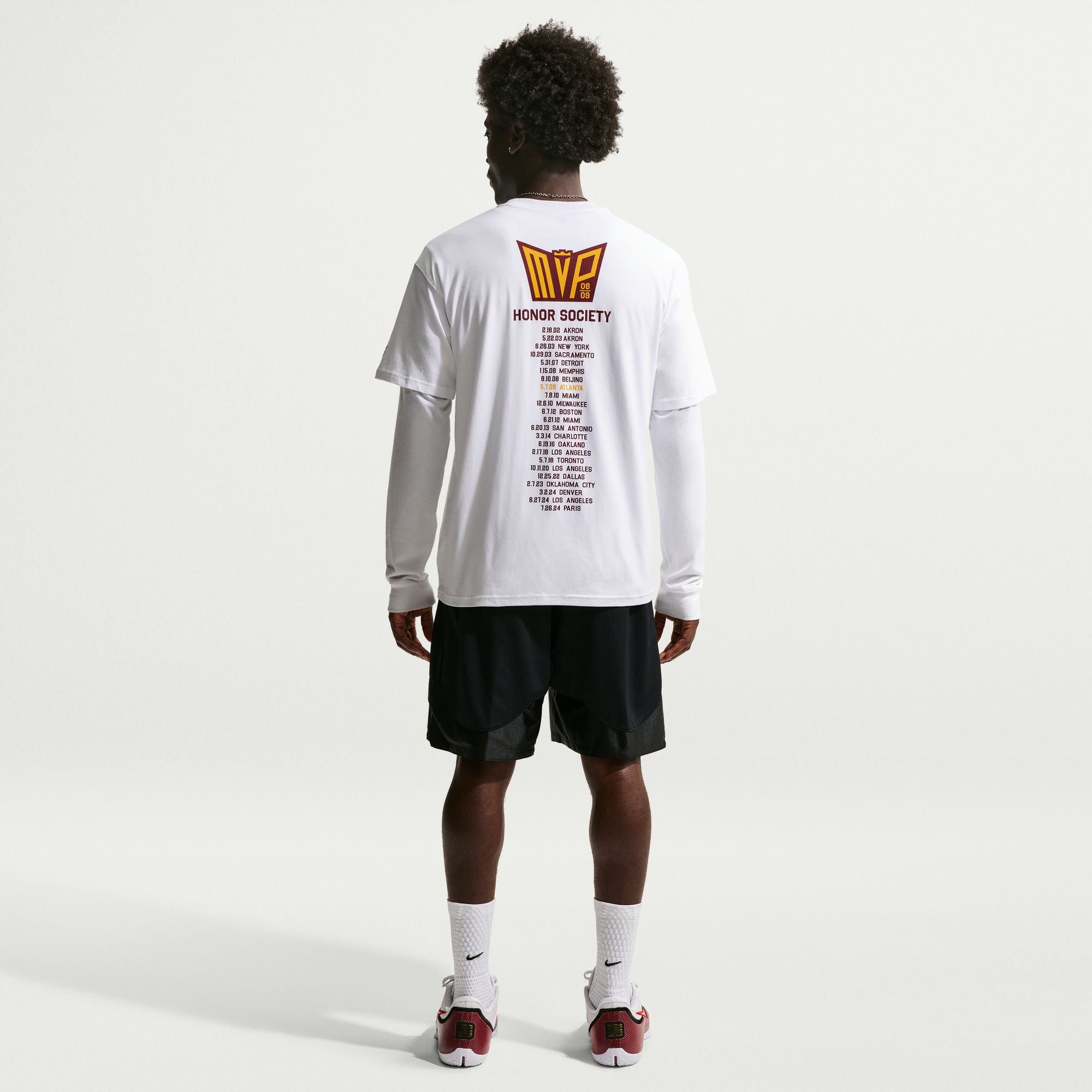 NIKE MENS LEBRON 'HONOR SOCIETY' LOOSE TEE