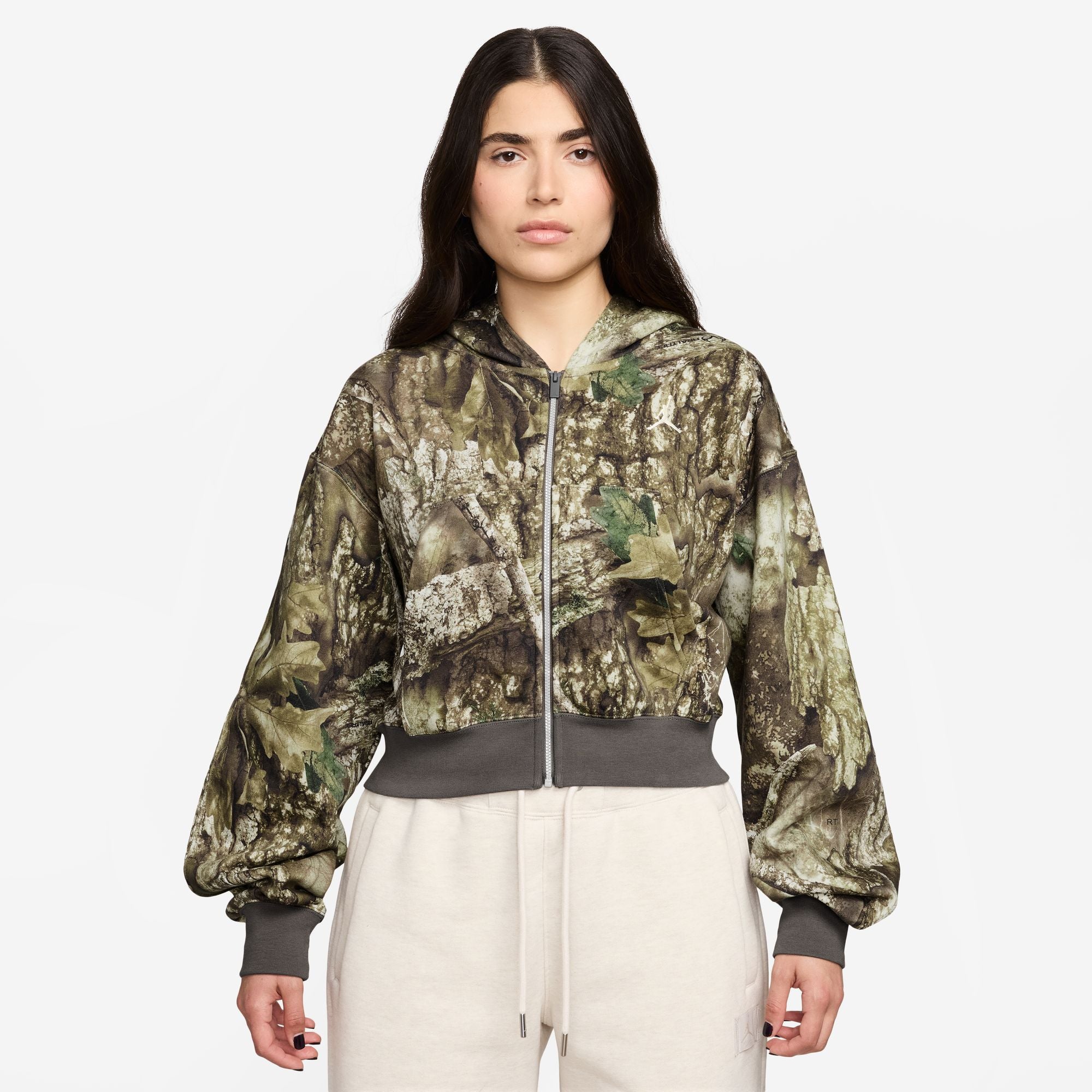 JORDAN WOMENS REALTREE MOD CROP HOODIE