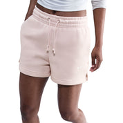 NIKE WOMENS PHOENIX FLEECE MID-RISE 4" SHORT