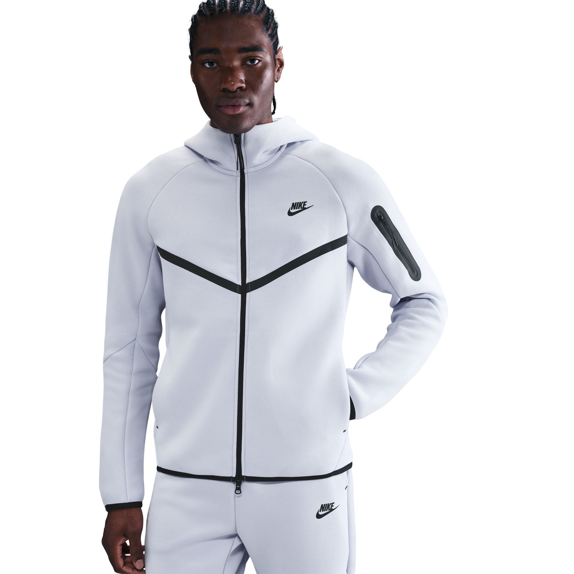 NIKE MENS TECH FLEECE FULL ZIP HOODIE